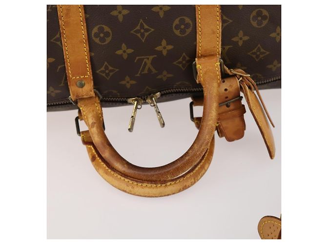 LOUIS VUITTON Monogram Keepall Bandouliere 55 Boston Bag M41414 LV - vista 9