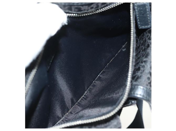 Christian Dior Trotter Canvas Body Bag Black Silver - vista 11