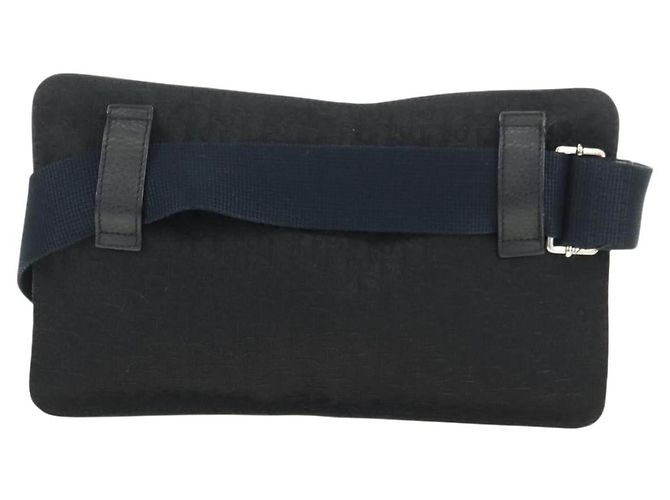 Christian Dior Trotter Canvas Body Bag Black Silver - vista 2