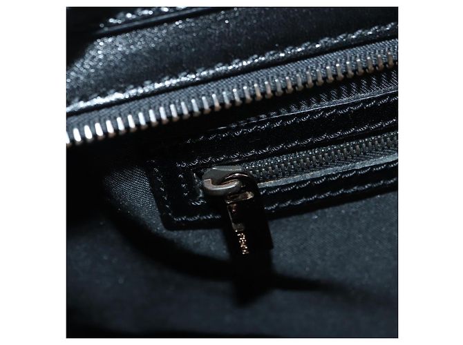 FENDI Zucchino Canvas Hand Bag Brown Silver - vista 22