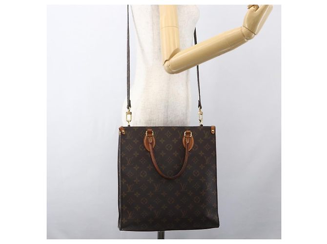 LOUIS VUITTON Monogram Sac Plat PM Hand Bag M51140 LV - vista 22