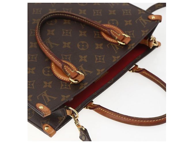 LOUIS VUITTON Monogram Sac Plat PM Hand Bag M51140 LV - vista 6