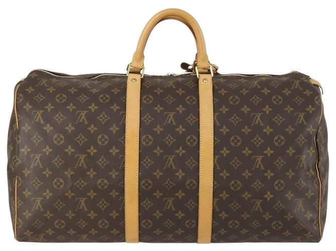 LOUIS VUITTON Monogram Keepall 55 Boston Bag M41424 LV - vista 2