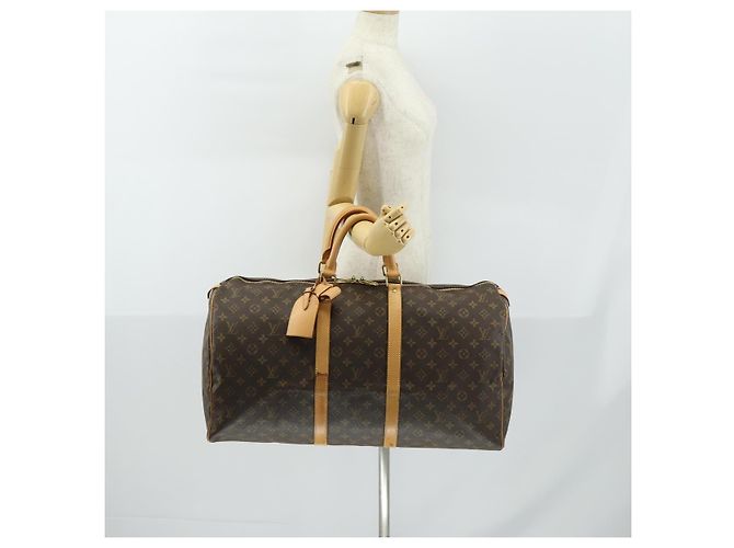 LOUIS VUITTON Monogram Keepall 55 Boston Bag M41424 LV - vista 22
