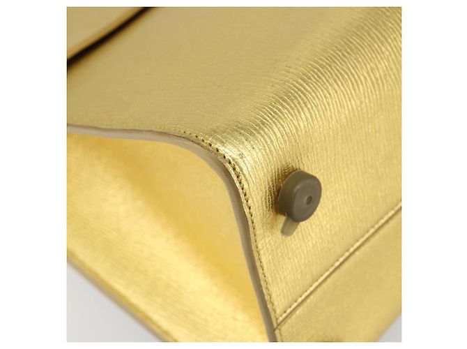 Christian Dior Hand Bag Leather 2way Gold Silver - vista 16