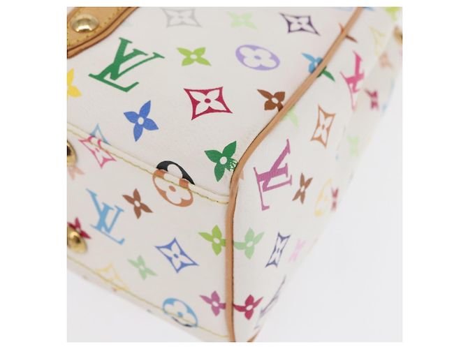 LOUIS VUITTON Monogram Multicolor Aurelia MM Tote Bag White M40094 - vista 15