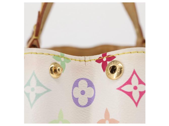 LOUIS VUITTON Monogram Multicolor Aurelia MM Tote Bag White M40094 - vista 4