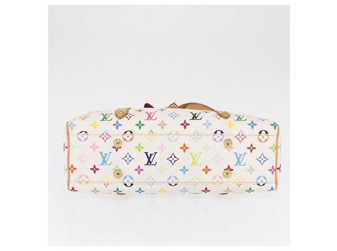 LOUIS VUITTON Monogram Multicolor Aurelia MM Tote Bag White M40094 - vista 7