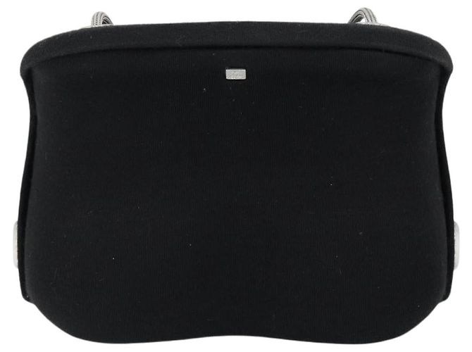 CHANEL Hip bag Shoulder Bag Cotton Black CC - vista 13