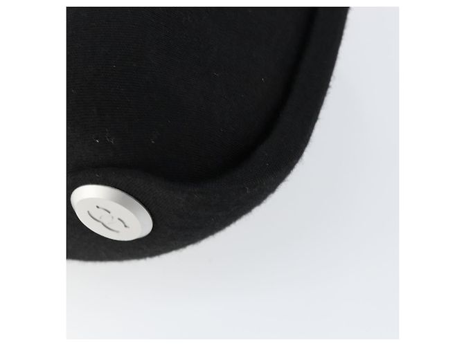 CHANEL Hip bag Shoulder Bag Cotton Black CC - vista 15