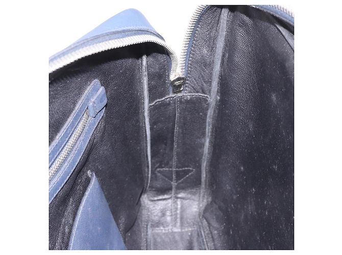 PRADA Business Bag Saffiano leather Blue Silver - vista 21