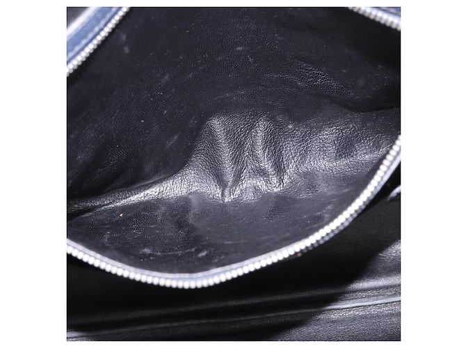 PRADA Business Bag Saffiano leather Blue Silver - vista 24