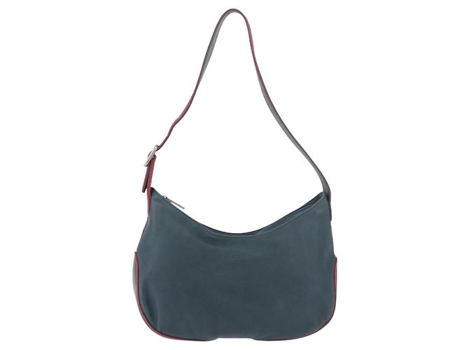 LOEWE Shoulder Bag Leather Green Silver - vista 13