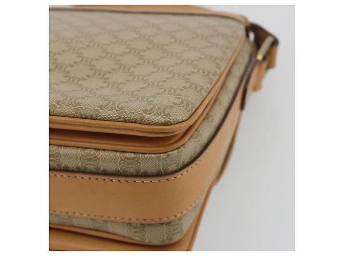 Céline CELINE Macadam Canvas Shoulder Bag PVC Beige Gold - vista 15