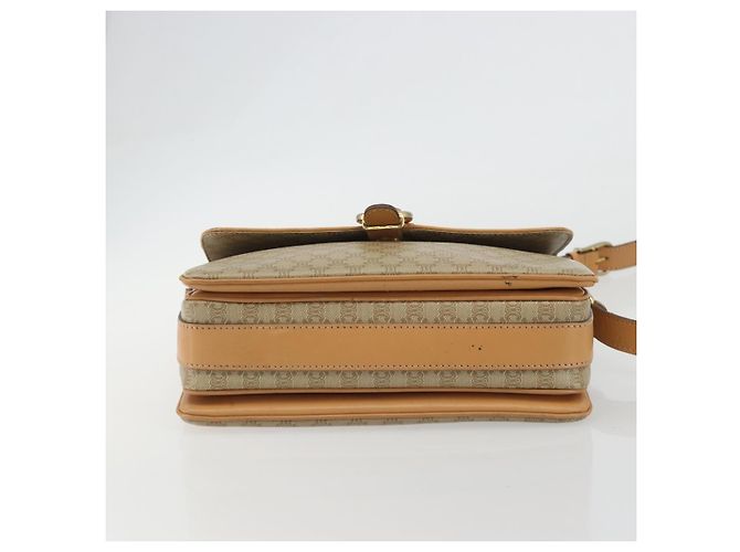 Céline CELINE Macadam Canvas Shoulder Bag PVC Beige Gold - vista 5
