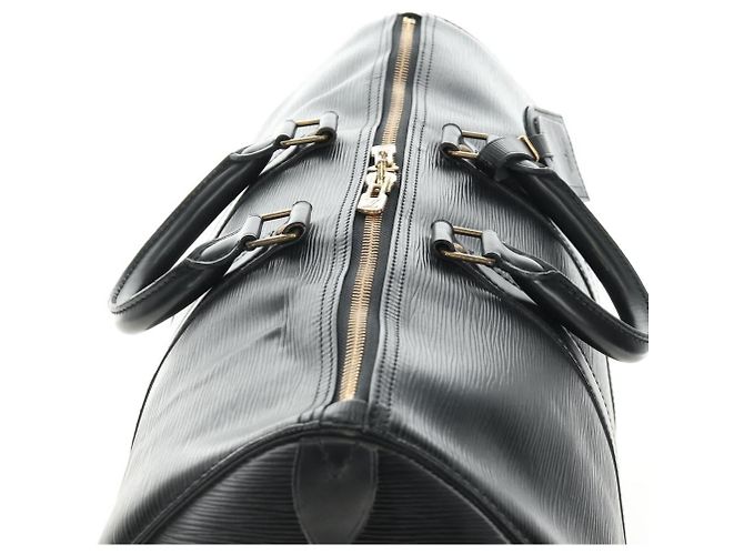 LOUIS VUITTON Epi Keepall 50 Boston Bag Noir M42962 LV - vista 14