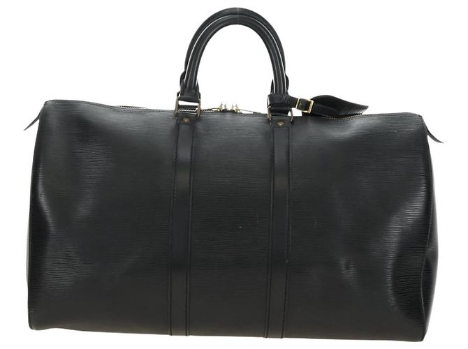 LOUIS VUITTON Epi Keepall 50 Boston Bag Noir M42962 LV - vista 2