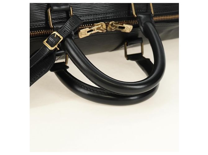 LOUIS VUITTON Epi Keepall 50 Boston Bag Noir M42962 LV - vista 9