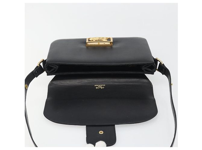 Céline CELINE Shoulder Bag Leather Black Gold - vista 10