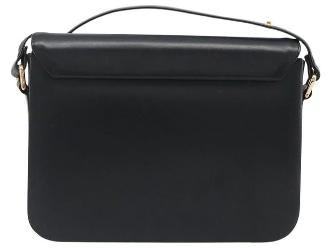 Céline CELINE Shoulder Bag Leather Black Gold - vista 2