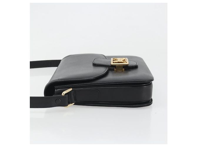 Céline CELINE Shoulder Bag Leather Black Gold - vista 4