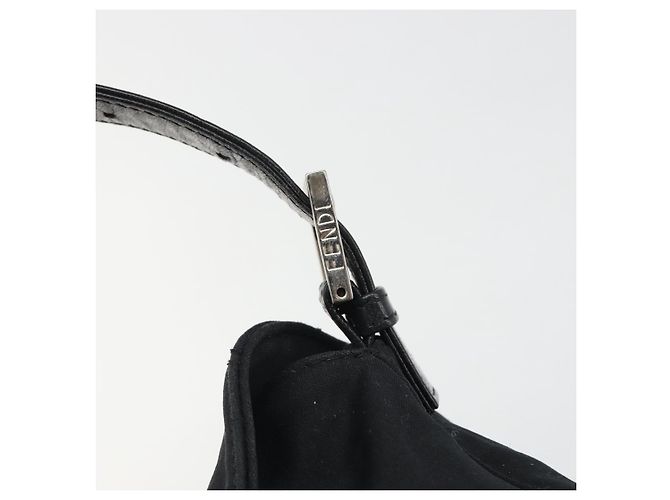 FENDI Hand Bag cotton Black Silver - vista 18