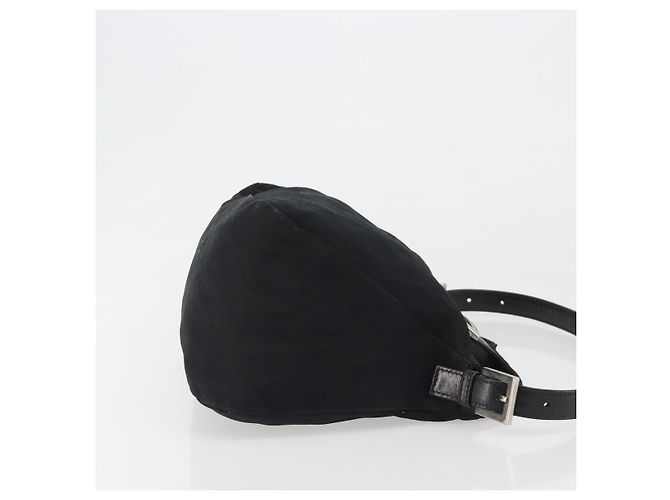 FENDI Hand Bag cotton Black Silver - vista 3