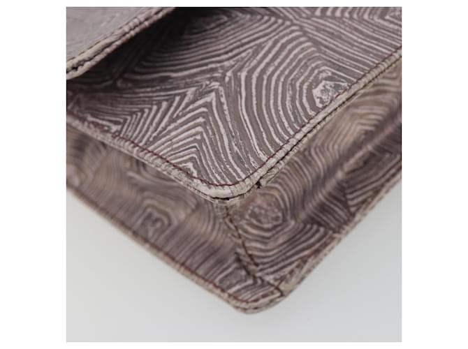 PRADA Hand Bag Leather Purple Silver - vista 15