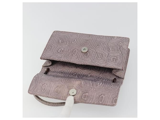PRADA Hand Bag Leather Purple Silver - vista 18