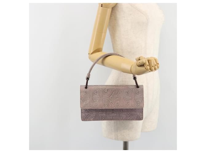 PRADA Hand Bag Leather Purple Silver - vista 24