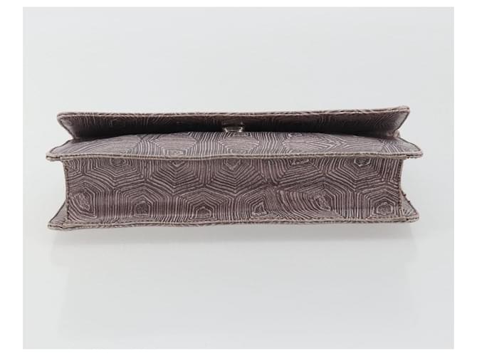 PRADA Hand Bag Leather Purple Silver - vista 5
