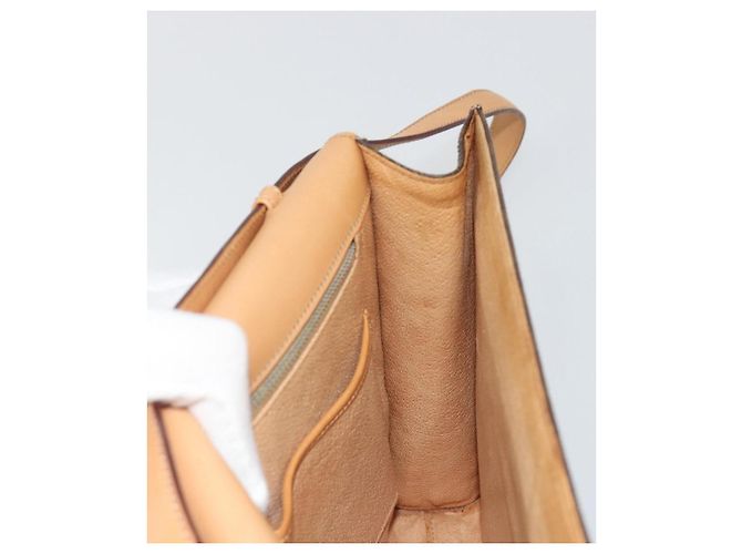 Céline CELINE Macadam Canvas Shoulder Bag PVC Leather Brown Gold - vista 20