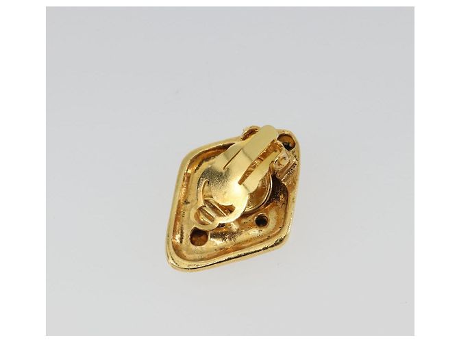 CHANEL Earring Metal Gold Tone CC - vista 3
