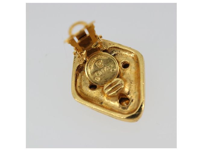 CHANEL Earring Metal Gold Tone CC - vista 5
