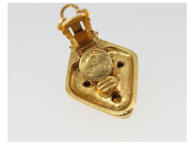 CHANEL Earring Metal Gold Tone CC - vista 9