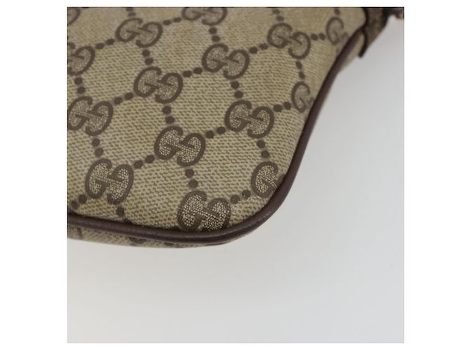 GUCCI GG Supreme Web Sherry Line Bag PVC Beige Gold 904 02 047 - vista 12