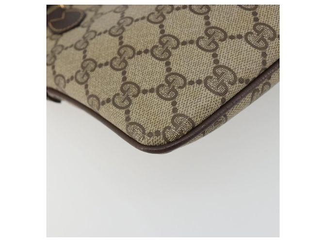 GUCCI GG Supreme Web Sherry Line Bag PVC Beige Gold 904 02 047 - vista 13