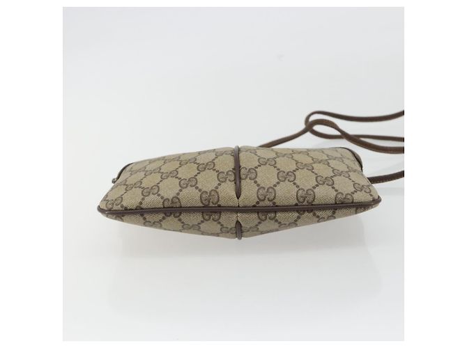 GUCCI GG Supreme Web Sherry Line Bag PVC Beige Gold 904 02 047 - vista 9