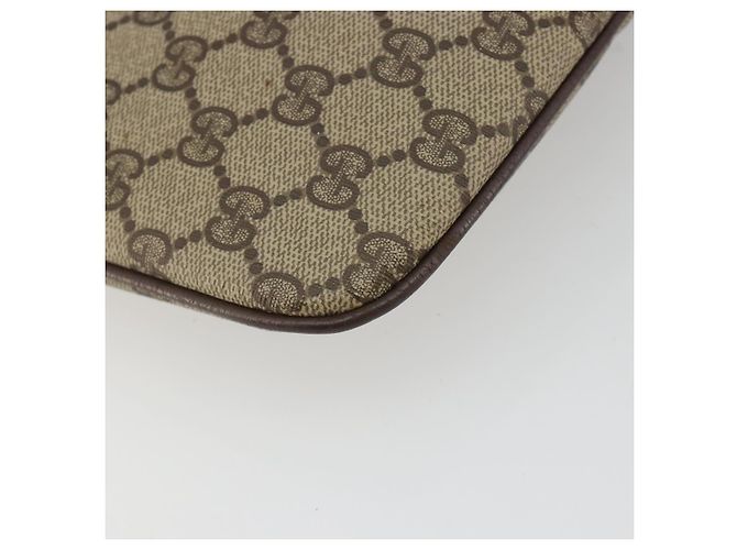 GUCCI GG Supreme Web Sherry Line Bag PVC Beige Gold 904 02 047 - vista 11
