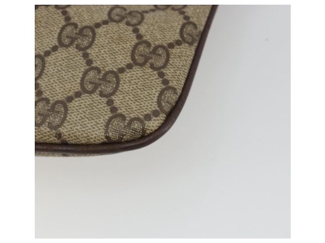 GUCCI GG Supreme Web Sherry Line Bag PVC Beige Gold 904 02 047 - vista 12