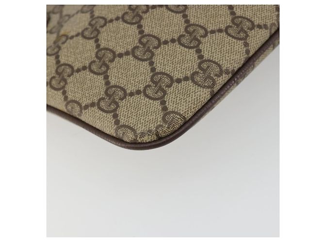 GUCCI GG Supreme Web Sherry Line Bag PVC Beige Gold 904 02 047 - vista 13