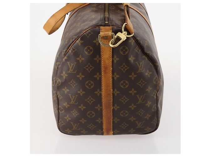 LOUIS VUITTON Monogram Keepall Bandouliere 55 Boston Bag M41414 LV - vista 4