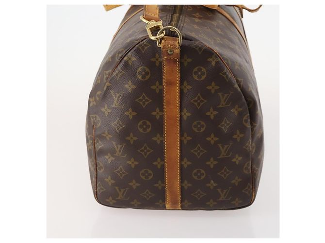LOUIS VUITTON Monogram Keepall Bandouliere 55 Boston Bag M41414 LV - vista 5