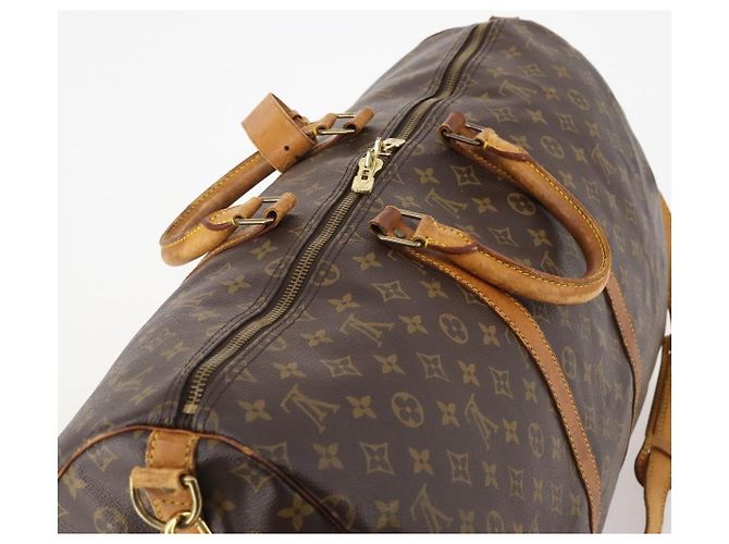 LOUIS VUITTON Monogram Keepall Bandouliere 55 Boston Bag M41414 LV - vista 6
