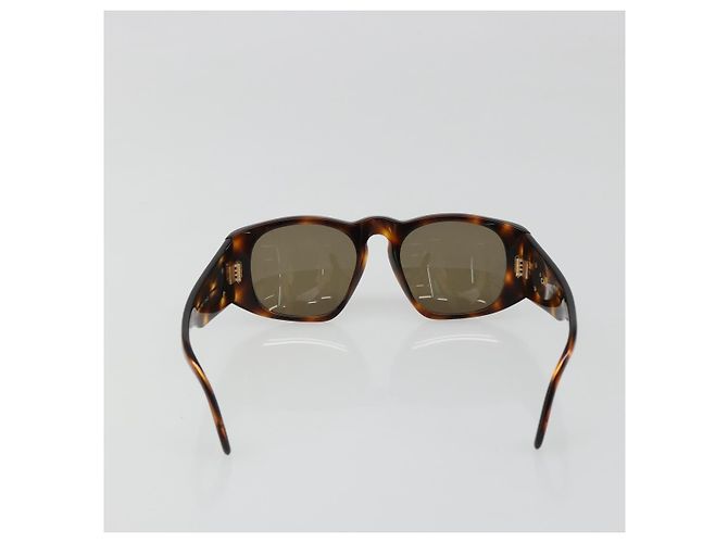 CHANEL COCO Mark Sunglasses plastic Brown CC - vista 3