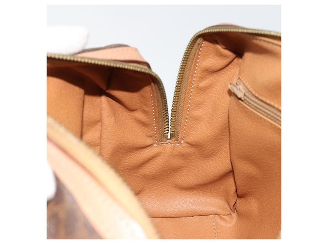 Céline CELINE Macadam Canvas Boston Bag PVC Leather Brown Gold - vista 20