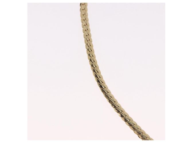 Christian Dior Strass-Halskette Metall Gold - Ansicht 5