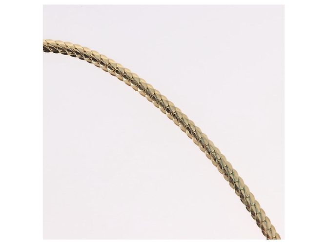 Christian Dior Strass-Halskette Metall Gold - Ansicht 7