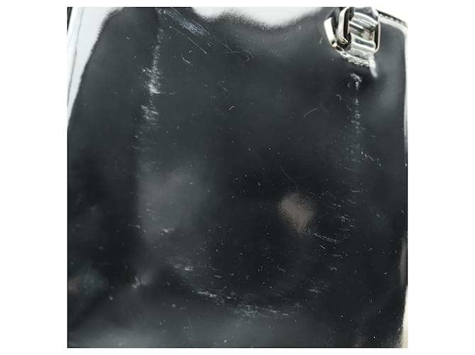 PRADA Hand Bag Patent Leather 2way Silver - vista 23