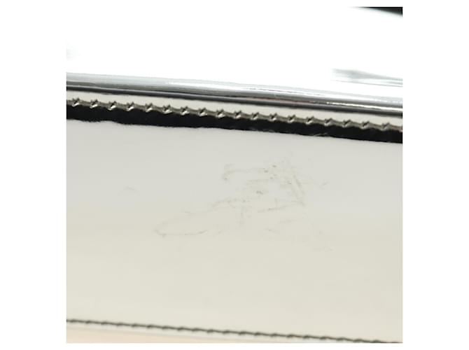 PRADA Hand Bag Patent Leather 2way Silver - vista 6